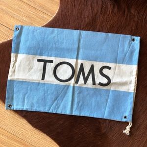 💥3/$15- TOMS Drawstring Dust Bag/ Flag